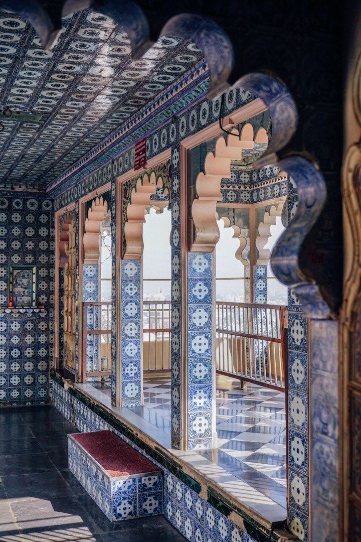 udaipur city palace photos tilework